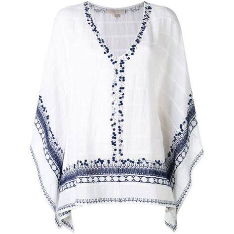 michael kors embroidered cotton tunic|Embroidered Cotton Tunic .